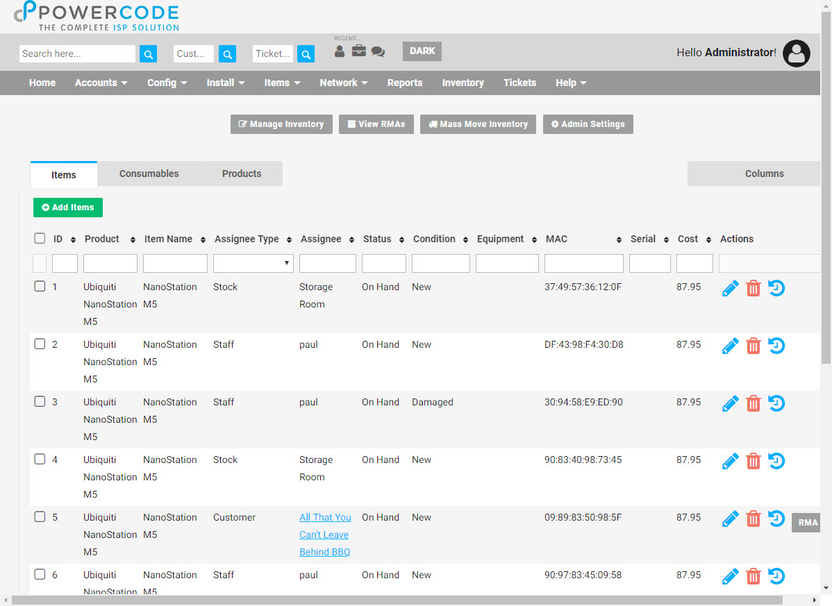 Manage Your Inventory – Powercode