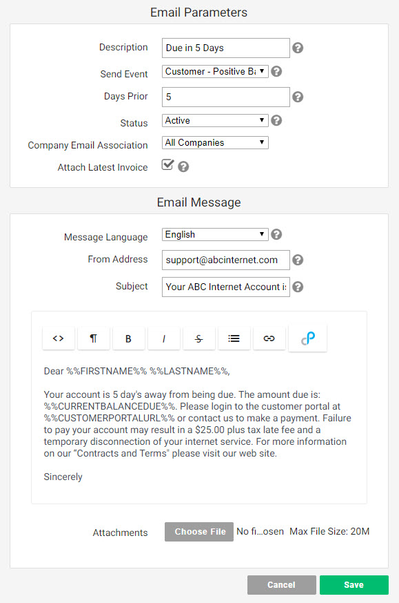 Automated System Emails – Powercode